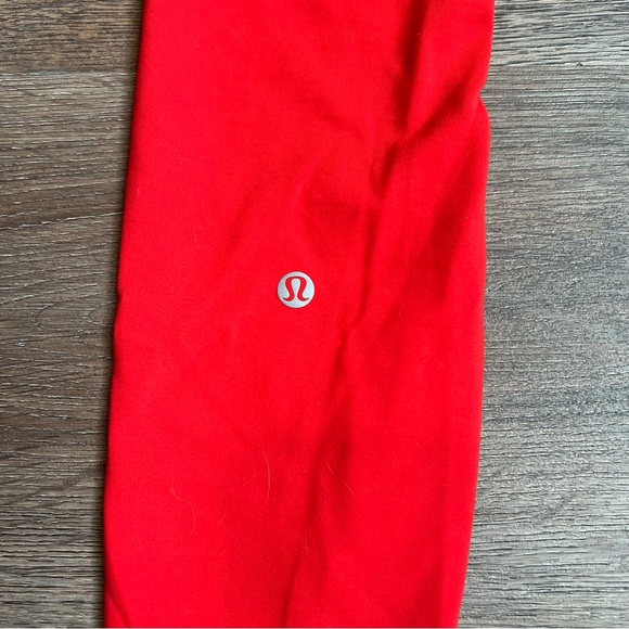 Lululemon Wunder Train High Rise Crop 23” Hot Heat Red Size 4 - Picture 5 of 8